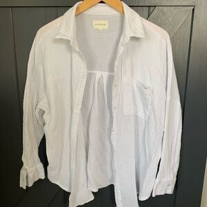 Cotton White Button Down Shirt